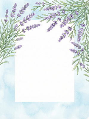 도형 식물 꽃 프레임 편지 허브 그림 생태계 파일형식 AI콘텐츠 라벤더 백그라운드 화초 디자인 자연 예술 초상화 다각형 기록 공백 문서 수채화 편지지 정원 장식 잎 일러스트 국내일러스트 JPG 꽃프레임 AI일러스트