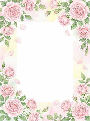 도형 식물 꽃 컬러 프레임 감각 생태계 파일형식 AI콘텐츠 장미 종이 백그라운드 자연 잎 꽃잎 분홍색 노란색 수채화 디자인 장식 사각형 예술 부드러움 일러스트 국내일러스트 JPG 꽃프레임 AI일러스트