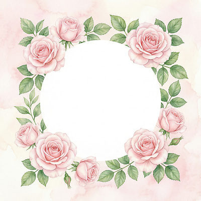 JPG 모양 식물 디자인 꽃 예술 분홍색 백그라운드 일러스트 자연 수채화 프레임 그래픽 장식 장미 경쟁 그림 부드러움 손그림 화사함 꽃프레임 색감 국내일러스트 컬러 컨셉 감각 생태계 파일형식