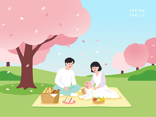 나무 부부 공원 꽃잎 꽃 행복 음식 일러스트 가족 신혼부부 자연 놀이 디저트 야외 소풍 봄 육아 벚꽃 아기 시간 출산 놀이터 담요 봄소풍 국내일러스트 AI파일 식물 커플 계절 공공시설 감정 관계 사람 야외활동 생태계 신혼 파일형식 벡터
