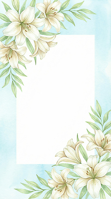 JPG 모양 디자인 꽃 예술 컬러 결혼 백그라운드 일러스트 자연 수채화 프레임 이벤트 그래픽 장식 상점 축하 화려 메시지 백합 국내일러스트 식물 컨셉 생태계 파일형식