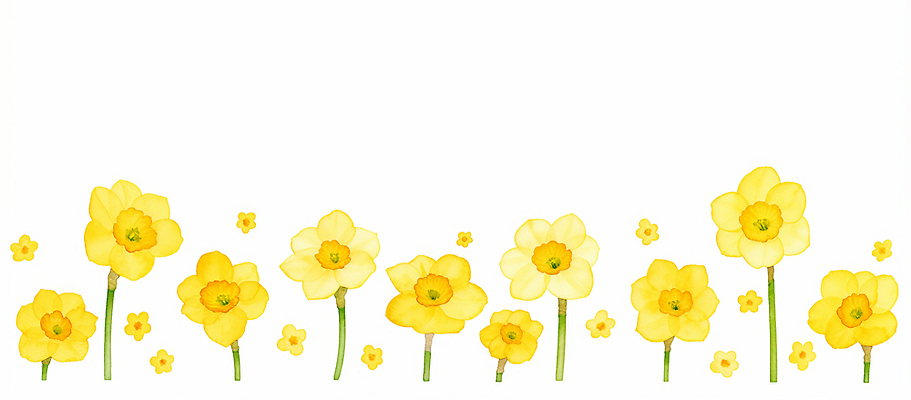 JPG 나무 식물 꽃 화초 백그라운드 일러스트 자연 필드 생명 씨앗 풍경 여름 햇빛 노란색 정원 봄 성장 꽃말 수선화 뷰티풀 카피스페이스 국내일러스트 AI일러스트 AI콘텐츠 계절 컬러 태양 공백 생태계 파일형식