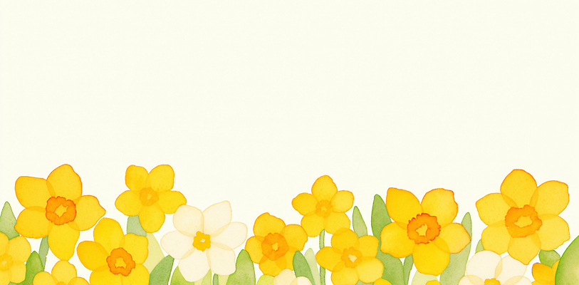 JPG 식물 꽃 화초 꽃다발 백그라운드 잎 꽃밭 일러스트 자연 생명 장식 초록색 여름 노란색 정원 봄 성장 식물원 수선화 뷰티풀 카피스페이스 국내일러스트 AI일러스트 AI콘텐츠 계절 컬러 공백 생태계 파일형식