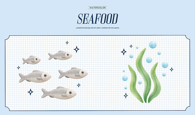 PSD 식물 바다 컬러 일러스트 자연 수채화 어류 어업 수중 수영 수중동물 거품 다양 수중식물 수조 해산물 그림 생태계 수족관 국내일러스트 동물 산업 다수 수상스포츠 파일형식