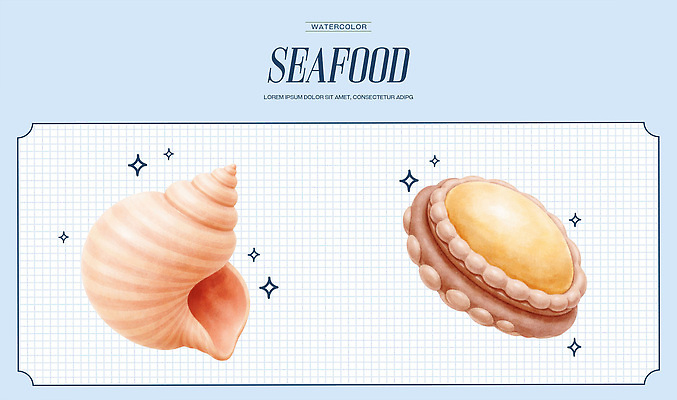 PSD 디자인 예술 바다 일러스트 자연 조개 수채화 나선형 물 갈색 수중동물 표현 매끈함 수조 해산물 그림 색감 창의성 국내일러스트 자연요소 동물 컬러 무늬 어패류 감각 생태계 파일형식