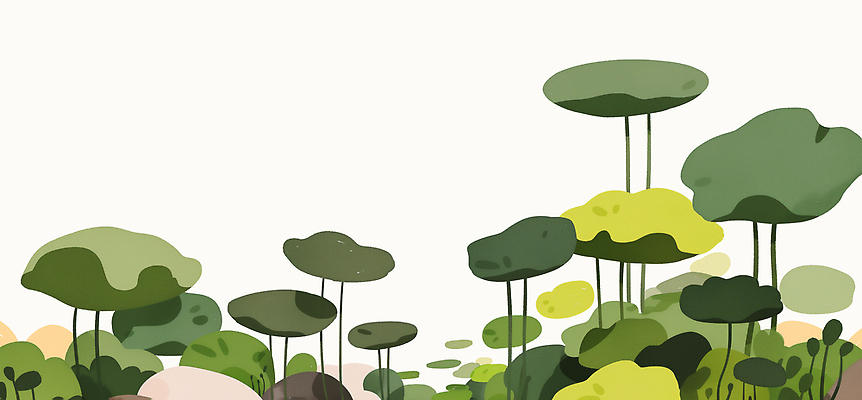 JPG 모양 식물 컬러 잎 일러스트 자연 생명 연꽃 초원 환경 자료 다양 숲속 숲 높이 생태계 조경 지역 수목 국내일러스트 AI일러스트 AI콘텐츠 꽃 다수 파일형식