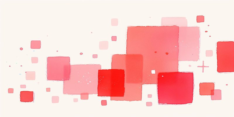 JPG 모양 디자인 예술 컬러 백그라운드 일러스트 미술 그래픽 빨간색 사각형 물감 점 크기 배열 그림 정사각형 직사각형 분포 창의성 국내일러스트 AI일러스트 AI콘텐츠 도형 문화예술 미술도구 파일형식