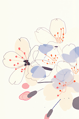 JPG 모양 문양 디자인 꽃잎 꽃 예술 선 컬러 백그라운드 꽃밭 일러스트 자연 수채화 장식 봄 벚꽃 꽃술_꽃 표현 그림 뷰티풀 국내일러스트 AI일러스트 AI콘텐츠 식물 계절 생태계 파일형식