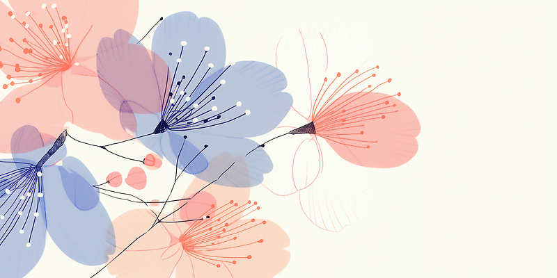 JPG 식물 디자인 꽃잎 꽃 감정 화초 예술 컬러 백그라운드 잎 일러스트 자연 생명 수채화 장식 봄 벚꽃 그림 조화 뷰티풀 국내일러스트 AI일러스트 AI콘텐츠 계절 생태계 파일형식