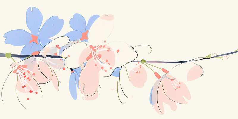 JPG 모양 식물 디자인 꽃잎 꽃 예술 컬러 일러스트 자연 함께함 사랑 봄 모임 벚꽃 구출 장면 온도 뷰티풀 국내일러스트 AI일러스트 AI콘텐츠 계절 감정 컨셉 도움 생태계 파일형식
