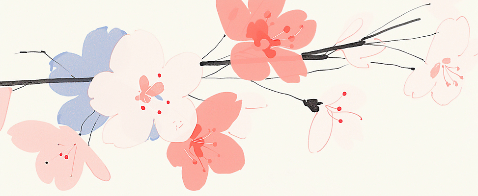 JPG 나무 디자인 계절 꽃 컬러 잎 일러스트 자연 생명 풍경 봄 벚꽃 나뭇가지 배열 화사함 만개 뷰티풀 국내일러스트 AI일러스트 AI콘텐츠 식물 컨셉 생태계 파일형식