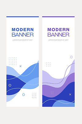 템플릿 디자인 배너 배너템플릿 세로배너 물결 예술 컬러 텍스트 형상 그래픽 세로 파란색 보라색 알림 모던 나란히 웹배너 배너세트 AI파일 웹템플릿 세트 파일형식 벡터