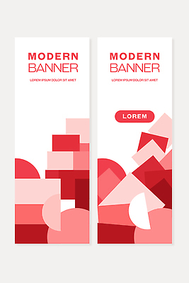 모양 템플릿 디자인 배너 배너템플릿 세로배너 예술 분홍색 컬러 패턴 그래픽 빨간색 표현 기하학 창의성 배너세트 AI파일 무늬 세로 세트 파일형식 벡터