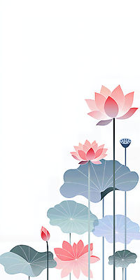 JPG 식물 꽃 컬러 잎 일러스트 자연 연꽃 풍경 물 여름 태양 연못 수면 수중식물 수조 그림 조경 국내일러스트 AI일러스트 AI콘텐츠 자연요소 계절 생태계 파일형식