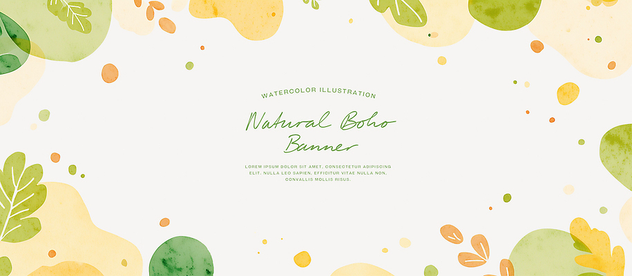 모양 PSD 식물 디자인 배너 예술 컬러 백그라운드 일러스트 자연 수채화 미술 그래픽 장식 원형 그림 드로잉 시각디자인 국내일러스트 도형 문화예술 생태계 파일형식