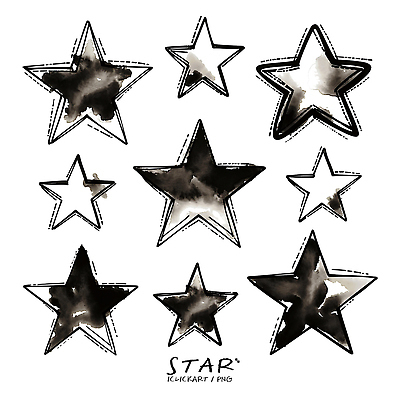 모양 PSD 디자인 감정 별 백그라운드 패턴 일러스트 검은색 회색 다양 표현 플랫 크기 배열 그림 단순화된 국내일러스트 자연요소 컬러 다수 무늬 파일형식