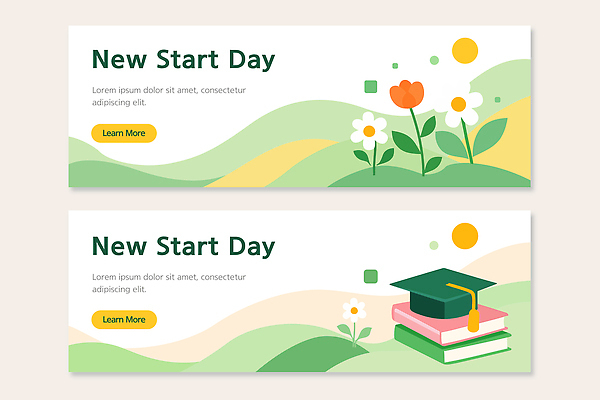템플릿 학생 디자인 배너템플릿 교육 가로배너 꽃 성공 아이디어 이벤트 그래픽 책 학습 세트 현수막 발전 목표 신학기 후원 AI파일 식물 배너 컨셉 가로 도움 파일형식 벡터