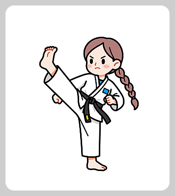 어린이 스포츠 포즈 일러스트 모션 발 기술 도복 일상 학습 운동 격투기 킥 집중 연습 태권도 검은띠 국내일러스트 AI파일 옷 교육 스포츠용품 컨셉 건강 사람 라이프 신체부위 끈 파일형식 벡터