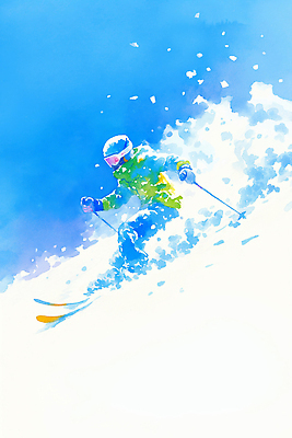 옷 계절 감정 스키 겨울스포츠 눈_날씨 생태계 리프트 파일형식 AI콘텐츠 겨울 산 사람 스키타기 스포츠 모션 야외 즐거움 속도 스키복 풍경 눈송이 스키리프트 장비 자연 레저 일러스트 국내일러스트 JPG AI일러스트