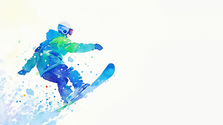 계절 감정 컬러 관계 눈_날씨 건강 사람 보드_스포츠 생태계 파일형식 AI콘텐츠 스노우보드 어린이 겨울 스포츠 모션 즐거움 자연 파란색 스키장 운동 풍경 산 친구 장비 안전 눈송이 일러스트 국내일러스트 JPG AI일러스트