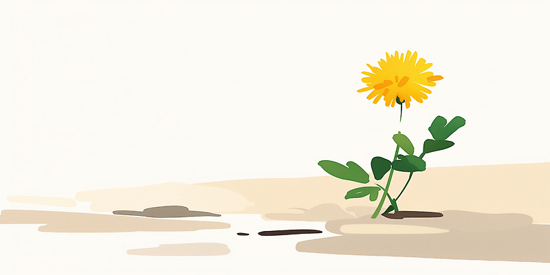 식물 꽃 컬러 미술 태양 봄 생태계 파일형식 AI콘텐츠 노란색 흙 자연 성장 잎 줄기 햇빛 환경 생명 땅 뿌리 드로잉 단순화된 일러스트 국내일러스트 JPG 봄꽃 AI일러스트