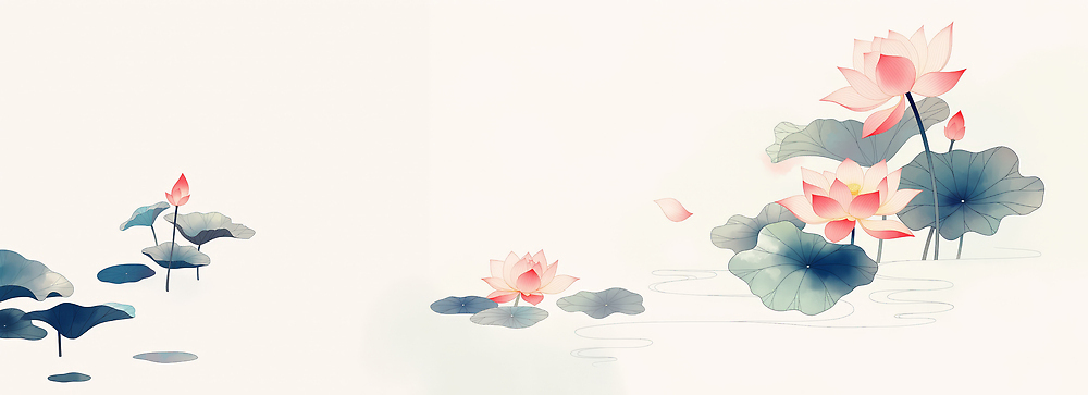 JPG 전통 꽃 예술 컬러 백그라운드 잎 일러스트 자연 연꽃 물 연못 수중식물 수조 연습 연잎 그림 이미지 장면 뷰티풀 색채 국내일러스트 AI일러스트 AI콘텐츠 자연요소 식물 생태계 파일형식