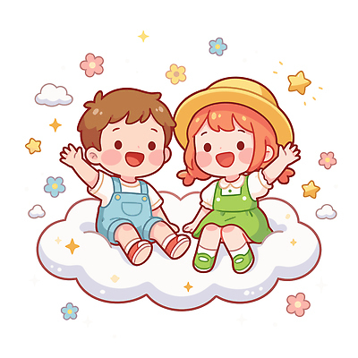 옷 꽃 행복 별 안경 어린이 일러스트 놀이 웃음 초록색 여름 파란색 친구 봄 손흔들기 국내일러스트 AI파일 자연요소 식물 잡화 계절 감정 컬러 관계 모션 표정 사람 파일형식 벡터