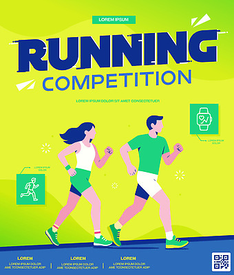 템플릿 여자 남자 스포츠 백그라운드 모션 건강 사람 경기 달리기 운동 경쟁 코스 대회 러닝 이미지템플릿 AI파일 컨셉 파일형식 벡터