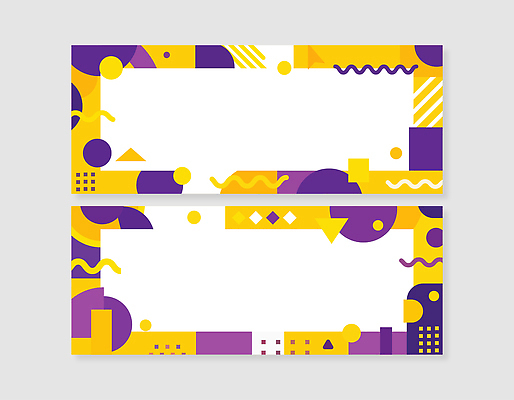 모양 템플릿 디자인 배너템플릿 예술 컬러 백그라운드 패턴 추상 그래픽 노란색 보라색 공간 표현 모던 구성 창의성 AI파일 배너 무늬 파일형식 벡터