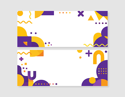 도형 템플릿 디자인 배너템플릿 예술 컬러 백그라운드 패턴 형상 컴퓨터그래픽 그래픽 노란색 보라색 조화 창의성 디지털아트 스타일 AI파일 배너 무늬 파일형식 벡터