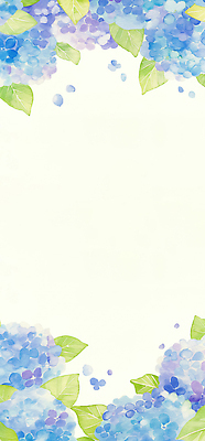 JPG 식물 디자인 꽃 예술 백그라운드 잎 일러스트 자연 수채화 프레임 장식 초록색 여름 파란색 환경 정원 봄 화려 그림 수국 카피스페이스 국내일러스트 AI일러스트 AI콘텐츠 계절 컬러 컨셉 공백 생태계 파일형식