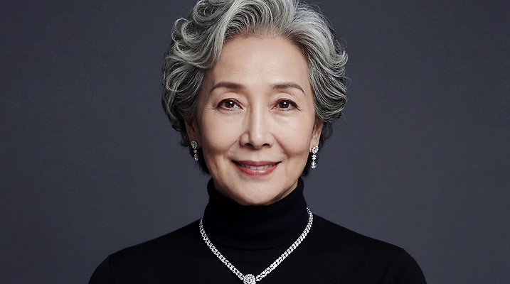 JPG 편집이미지 헤어스타일 여자 노년 얼굴 백그라운드 장신구 표정 미소 정장 카메라 검은색 백발 고급 보석 초상화 의료성형뷰티 스타일 편집실사 AI인물포토 AI콘텐츠 옷 컬러 컨셉 사람 성인 신체부위 전자제품 광석 CG 그림 파일형식 AI포토