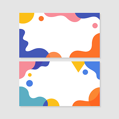 디자인 예술 컬러 백그라운드 패턴 곡선 카드템플릿 일러스트 형상 그래픽 장식 컬러풀 유행 배열 모던 심플 색채 인쇄물 창의성 창작 국내일러스트 AI파일 템플릿 선 무늬 카드_감사 파일형식 벡터