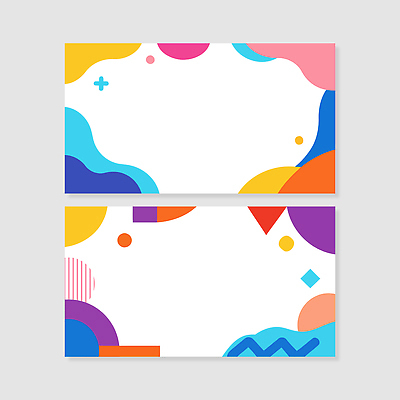 모양 디자인 컬러 백그라운드 패턴 카드템플릿 일러스트 추상 그래픽 컬러풀 공간 그림 창의성 평면 비어있는 국내일러스트 AI파일 템플릿 무늬 카드_감사 파일형식 벡터