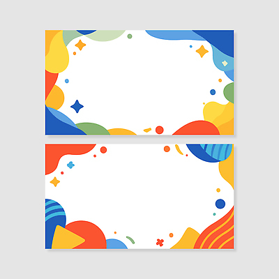 도형 디자인 예술 컬러 백그라운드 패턴 카드템플릿 일러스트 그래픽 장식 컬러풀 다양 화려 모던 그림 구성 독창 창의성 국내일러스트 AI파일 템플릿 다수 컨셉 무늬 카드_감사 파일형식 벡터