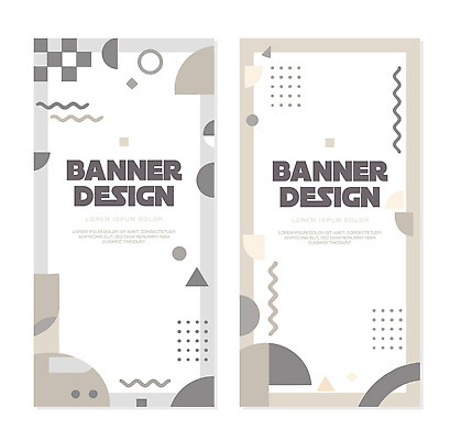 도형 템플릿 디자인 배너 배너템플릿 패턴 흑백 그래픽 회색 작업 배열 비율 베이지색 예시 스타일 AI파일 컬러 무늬 촬영기법 파일형식 벡터