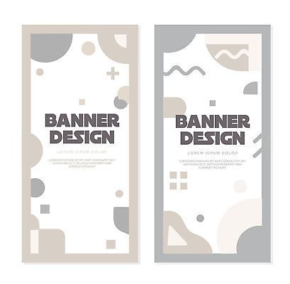 모양 도형 템플릿 디자인 배너 배너템플릿 컬러 텍스트 그래픽 회색 흰색 배열 베이지색 AI파일 파일형식 벡터