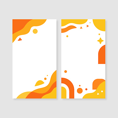 도형 디자인 포스터 예술 상징 컬러 백그라운드 패턴 카드템플릿 일러스트 미술 그래픽 장식 노란색 주황색 전시 직사각형 국내일러스트 AI파일 템플릿 무늬 문화예술 카드_감사 파일형식 벡터