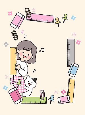 교육 어린이 컬러 일러스트 놀이 문구용품 학용품 자 일상 친구 학습 펜 사무용품 고양이 아기 즐거움 그림 크레파스 클립 그림책 국내일러스트 AI파일 감정 포유류 관계 사람 라이프 책 반려동물 필기구 오브젝트 파일형식 벡터