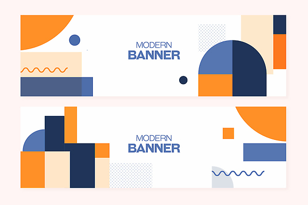 모양 템플릿 디자인 배너 배너템플릿 컬러 백그라운드 그래픽 파란색 디지털 주황색 모던 기하학 창의성 AI파일 무늬 파일형식 벡터