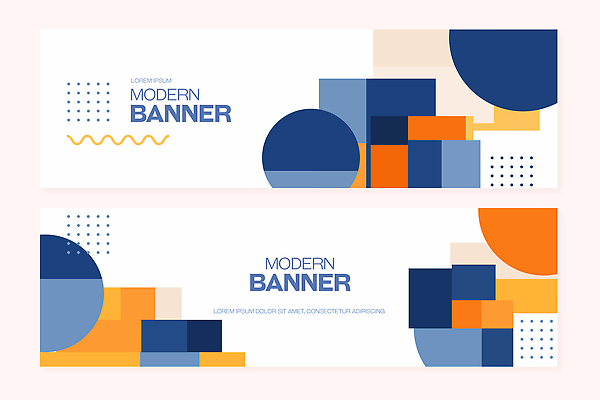 모양 템플릿 디자인 배너 배너템플릿 예술 컬러 패턴 그래픽 파란색 주황색 심볼 모던 기하학 구성 AI파일 무늬 파일형식 벡터