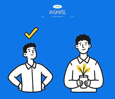 식물 백그라운드 일러스트 비즈니스 성공 협력 아이디어 직장 대화 사람 여러명 파란색 친구 환경 성장 업무 자신감 코너 계획 이미지 국내일러스트 AI파일 감정 컬러 다수 컨셉 회사 관계 말하기 작업 파일형식 벡터