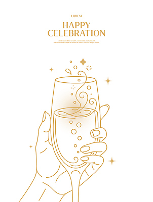 손 기념일 감정 음료 라인일러스트 일러스트 잔 기념 손짓 이벤트 파티 축제 기쁨 만남 축하 샴페인 세레모니 순간 클라스 국내일러스트 AI파일 식기 컨셉 모션 주류 신체부위 파일형식 벡터