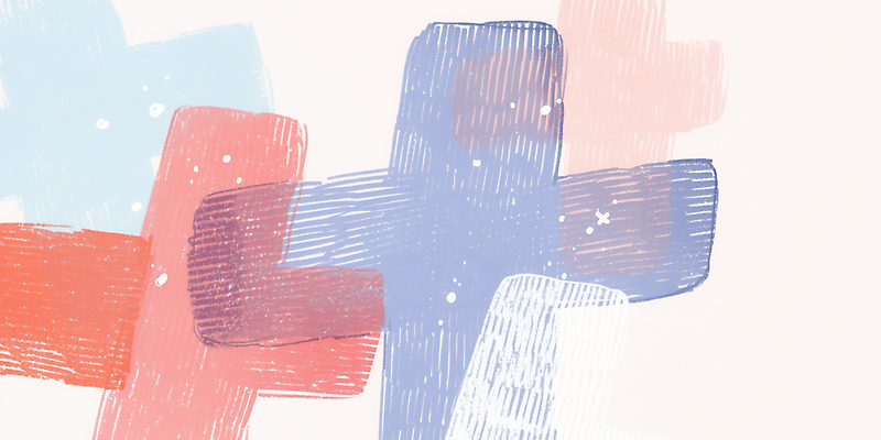 JPG 모양 디자인 종교 예술 선 컬러 백그라운드 십자가 패턴 일러스트 추상 그래픽 빨간색 파란색 면류 그림 연보라색 조화 창작 국내일러스트 AI일러스트 AI콘텐츠 음식 무늬 보라색 파일형식