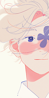 JPG 캐릭터 디자인 시선 꽃 얼굴 컬러 백그라운드 일러스트 자연 미소 웃음 소년 장식 귀여움 표현 신선 순수 단순화된 스타일 국내일러스트 AI일러스트 AI콘텐츠 식물 남자 어린이 컨셉 표정 신체부위 생태계 파일형식