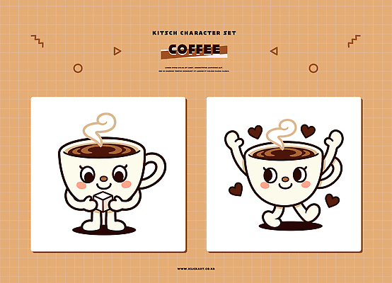 캐릭터 손 디자인 행복 커피 음료 어린이 일러스트 따뜻함 웃음 컵 세트 귀여움 카페 그림 드로잉 일러캐릭터 AI파일 식기 감정 컨셉 표정 미술 사람 신체부위 상점 파일형식 벡터