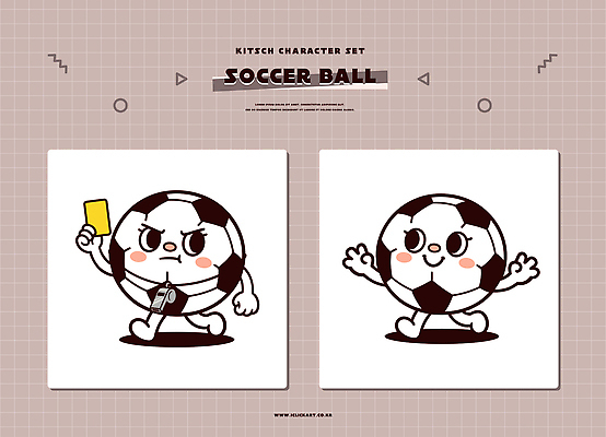 캐릭터 디자인 어린이 스포츠 포즈 일러스트 축구공 모션 표정 웃음 야외 친구 귀여움 축구 게임 즐거움 대회 키치 일러캐릭터 AI파일 감정 컨셉 공 축구용품 관계 놀이 사람 구기 파일형식 벡터