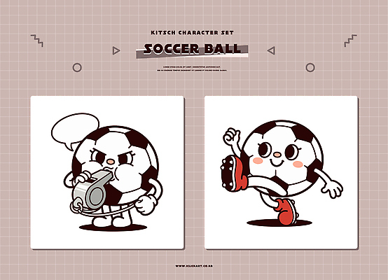 캐릭터 디자인 스포츠 일러스트 축구공 모션 놀이 협력 친구 축구 게임 호루라기 즐거움 팬시 일러캐릭터 AI파일 감정 공 축구용품 관계 구기 파일형식 벡터