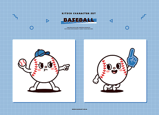 캐릭터 디자인 스포츠 일러스트 모션 협력 장난감 귀여움 야구 게임 글러브 표현 던지기 즐거움 오브젝트 야구공 카툰스타일 고무공 일러캐릭터 AI파일 감정 스포츠용품 장갑 컨셉 공 놀이 구기 야구용품 파일형식 벡터