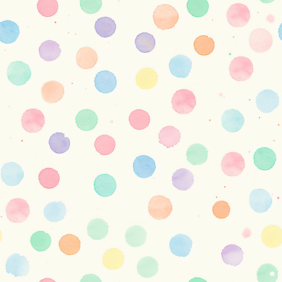 JPG 디자인 종이 컬러 백그라운드 패턴 일러스트 수채화 다양 물방울 점 색칠 원형 그림 부드러움 천연 조화 창작 국내일러스트 AI일러스트 AI콘텐츠 도형 다수 무늬 감각 파일형식